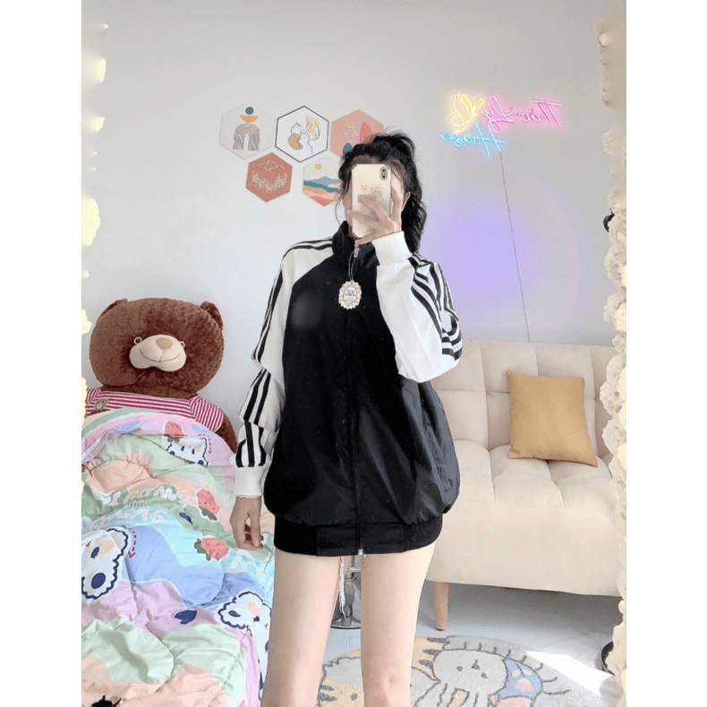 [ HÌNH THẬT 100% ] Áo Khoác Dù UNISEX Nam Nữ From Rộng 2 Lớp Dày Mịn Siêu Đẹp HOT