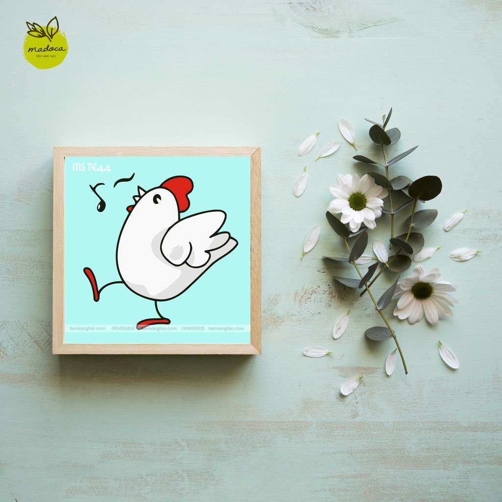 [TỔNG HỢP] Tranh tô màu số hóa trẻ em 20x20cm