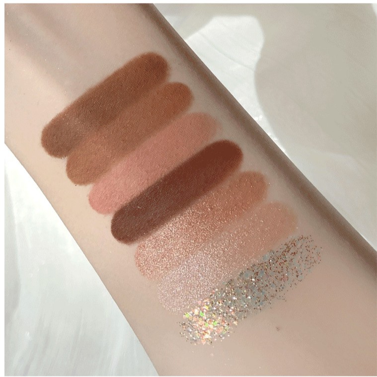 Bảng phấn mắt 15 ô nhũ lì Ruhuatuo Eyeshadow Thỏ Nơ Senabeauty | BigBuy360 - bigbuy360.vn