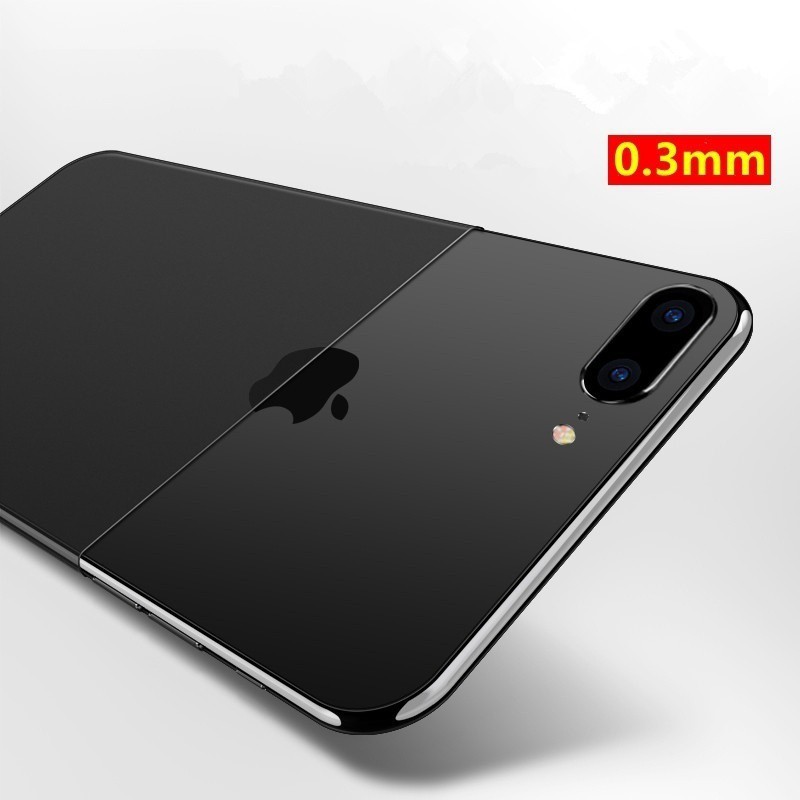 Ốp điện thoại bảo vệ chống sốc nhám siêu mỏng cho iphoneXR XS MAX 8 7 6 Plus X XS