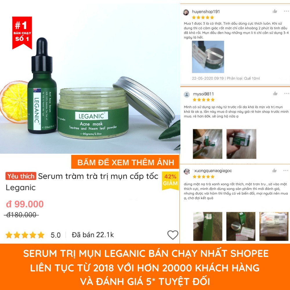 Serum tràm trà ngừa m.ụn Leganic