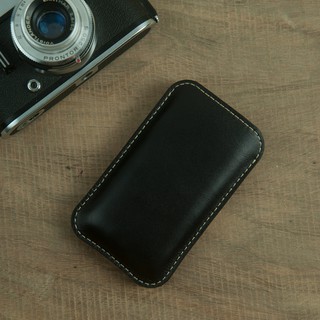 Bao da n0kia e72 - đồ da handmade - màu đen