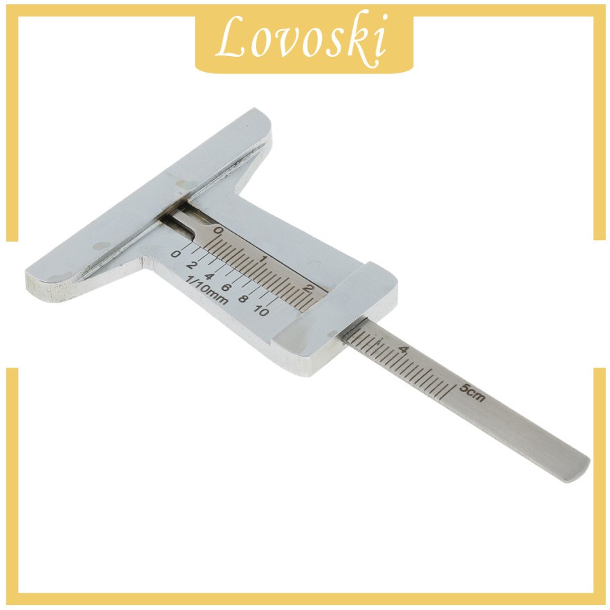 [Lovoski] Thước Đo Độ Sâu Lốp Xe Trượt