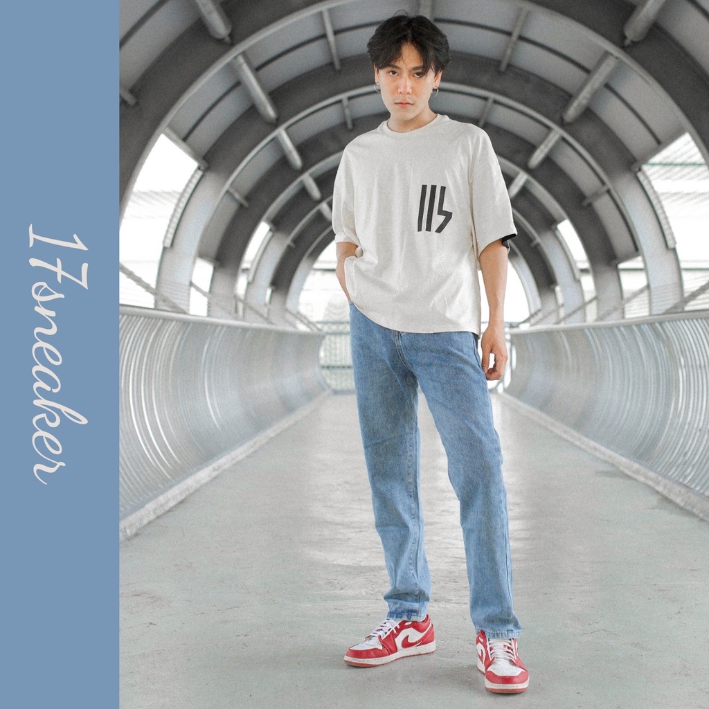 Quần Jean Nam Baggy Ống Suông rộng dáng đứng, vải jeans dày dặn, chất bò cao cấp