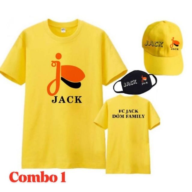 Combo: 1 mũ, áo, khẩu trang JACK Cho Các Đóm !!