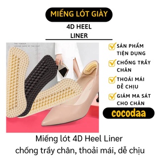 Miếng lót giày - lót gót giày 4d heel liner chống trầy chân, tái sử dụng 8936