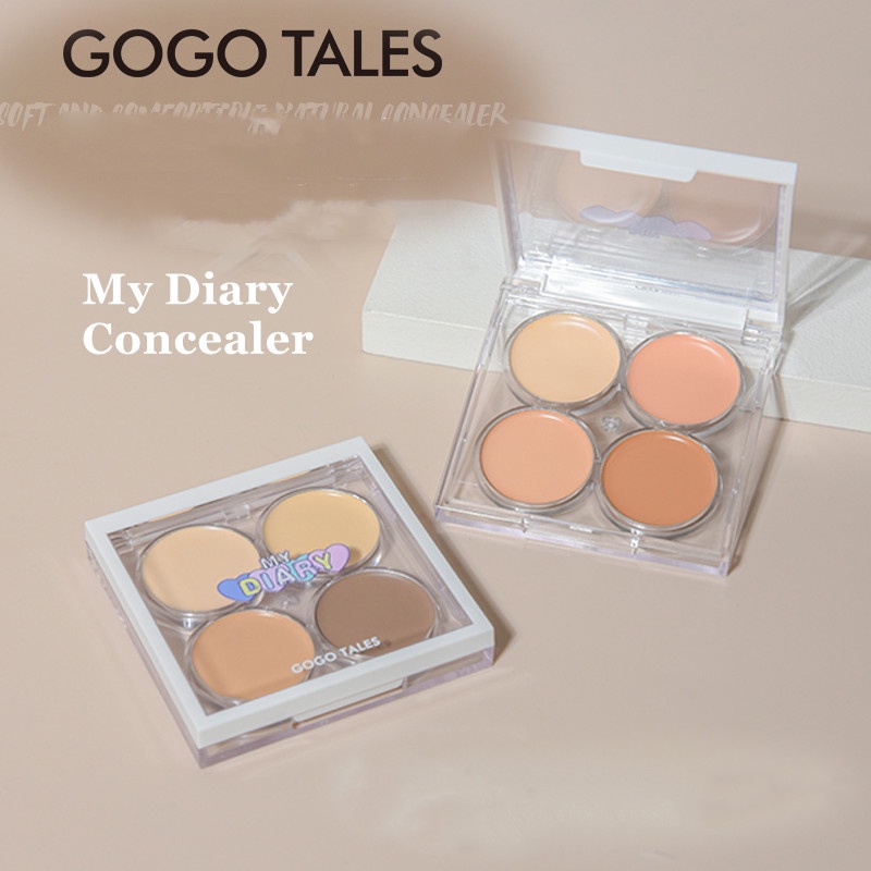 Kem che khuyết điểm gogotales 4 màu che phủ mụn quầng thâm và nếp nhăn dưỡng ẩm | BigBuy360 - bigbuy360.vn