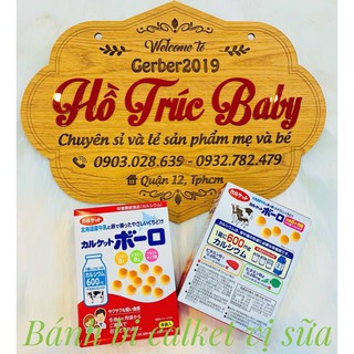 Bánh bi/ bánh men vị sữa calket - nhật