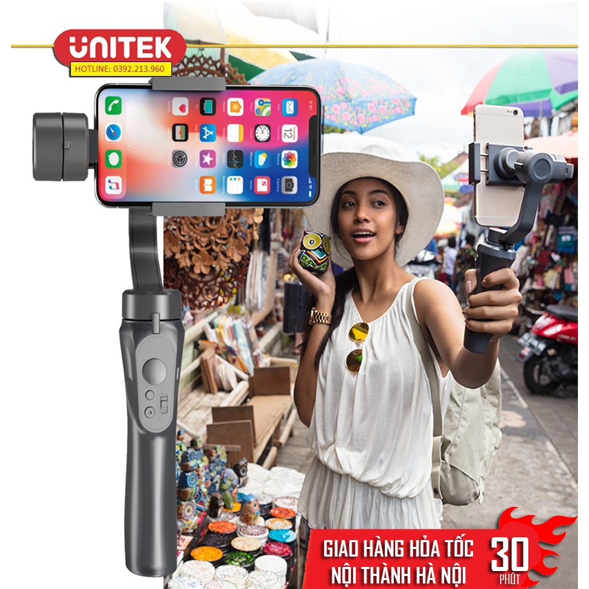 Tay cầm Gimbal Bluetooth Chống Rung 3 Trục Cho Điện Thoại 3-Axis H4