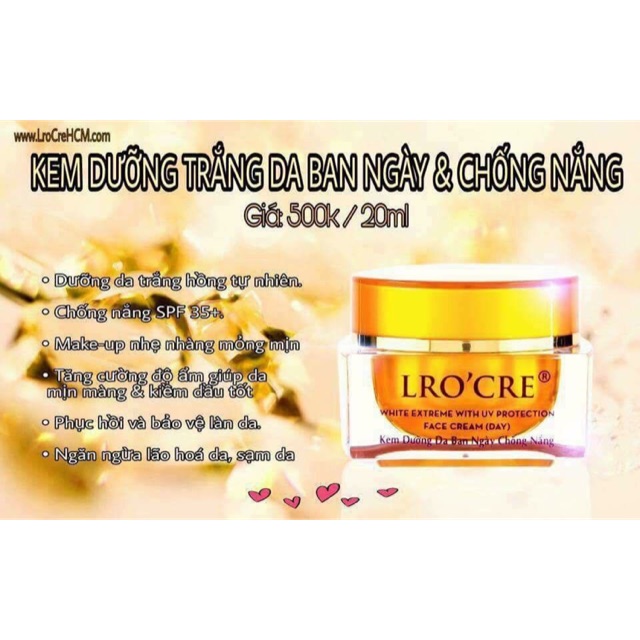 Kem dưỡng da mặt ban ngày