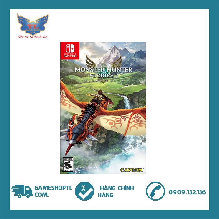  Đĩa Game Monster Hunter Stories 2: Wings of Ruin Cho Máy Nintendo Switch