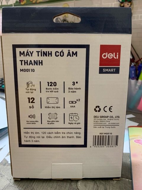 MÁY TÍNH CÓ ÂM THANH DELI M00110