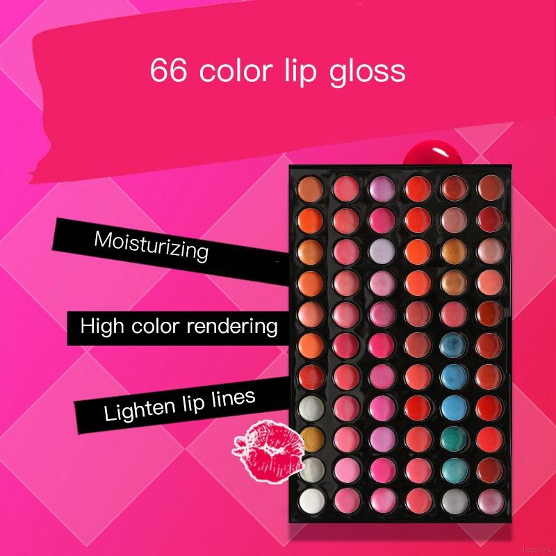 [Hàng mới về] Bảng son môi không dính 66 màu dễ lên màu | BigBuy360 - bigbuy360.vn