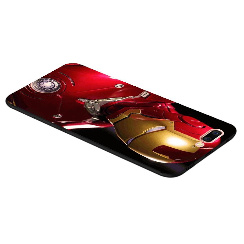 Ốp điện thoại dẻo in hình Iron Man cho OPPO R11 R11+ R11S R11S+ R15 R15Pro F3 F5 F7 A73 A79 A77 A71 A83