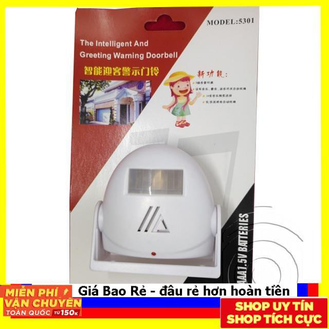 Báo khách hồng ngoại 5301 tặng 3 viên pin