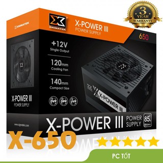 Nguồn máy tính xigmatek x-power ii 650-bảo hành 36 t