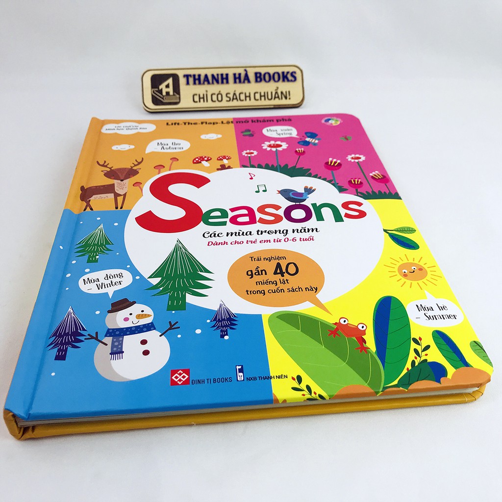 Sách - Lift-The-Flap - Lật Mở Khám Phá - Seasons - Các Mùa Trong Năm