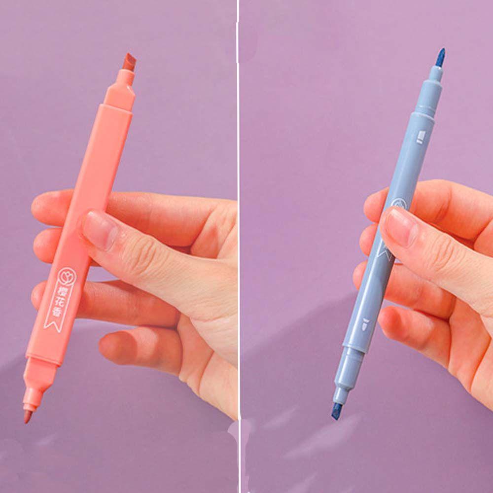 Bút Đánh Dấu Đầu Mềm Nhiều Màu Sắc Dùng Trang Trí Sổ Tay / Trường Học