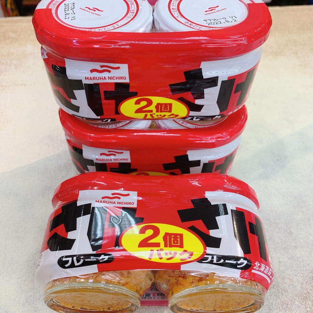 Ruốc Cá Hồi Nhật Bản Maruha Set 2 Lọ 2x52G Cho Bé Ăn Dặm Bổ Sung Omega DHA Phát Triển Trí Não Thơm Ngon