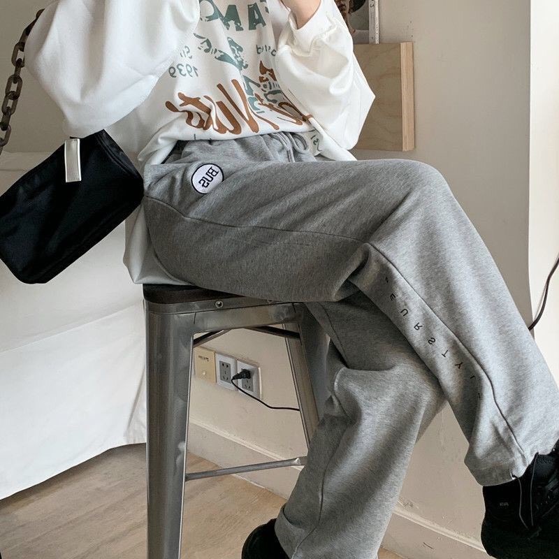 {HCM / CÓ SẴN / ẢNH THẬT} QUẦN THUN JOGGER THÊU CHỮ BUS CHO NAM NỮ THỜI TRANG ULZZANG HÀN QUỐC