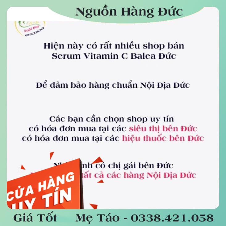 [auth] Serum Vitamin C sáng da, mờ thâm, chống lão hoá và nếp nhăn Balea Đức [ Nội địa Đức Đủ Bill] [Hot]