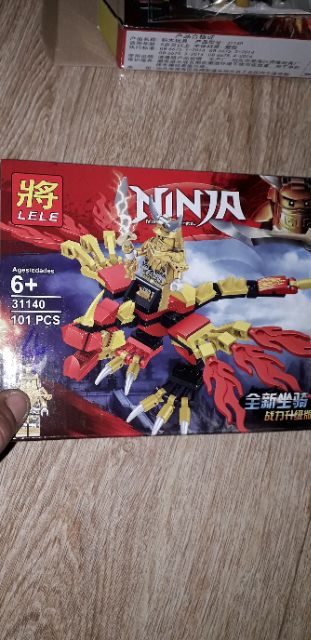 Set 4 hộp lắp ráp Legoninja rồng 31140 trọn bộ