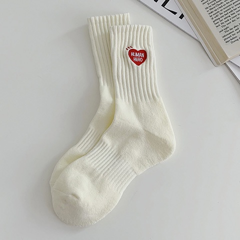 Vớ Cotton Cổ Vừa In Họa Tiết Ngôi Sao Phong Cách Thể Thao Thời Trang Thu Đông Cho Nam Và Nữ