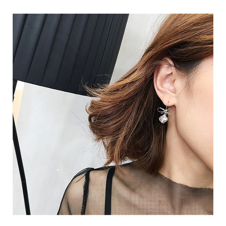 Khuyên Tai Nữ Hình Tròn Đính Đá Phong Cách Bohemian Thời Trang Mới