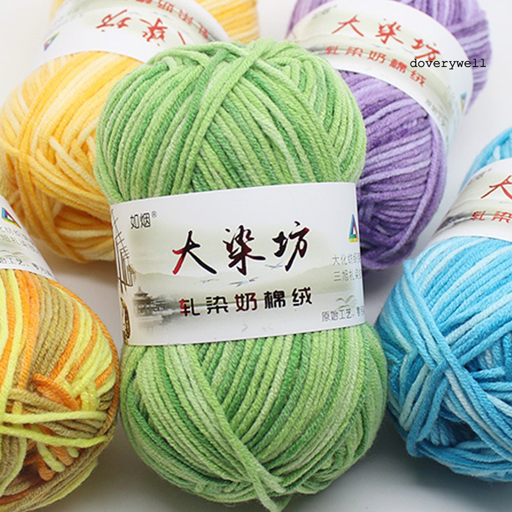 Cuộn len sợi cotton 5 màu sử dụng đa dạng