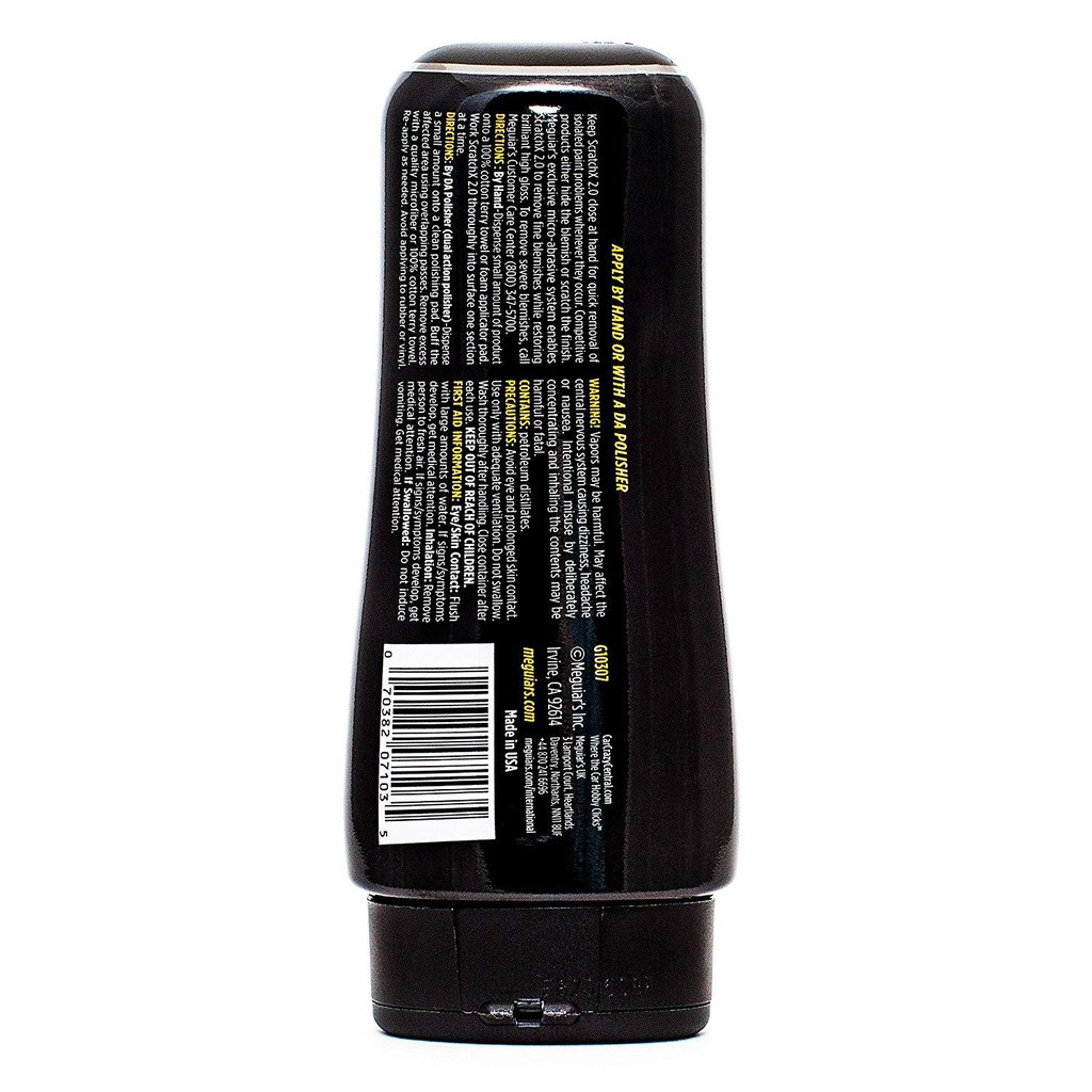 Meguiar's Xi xóa xước Scratch X 2.0, G10307, 7 oz, 207 ml