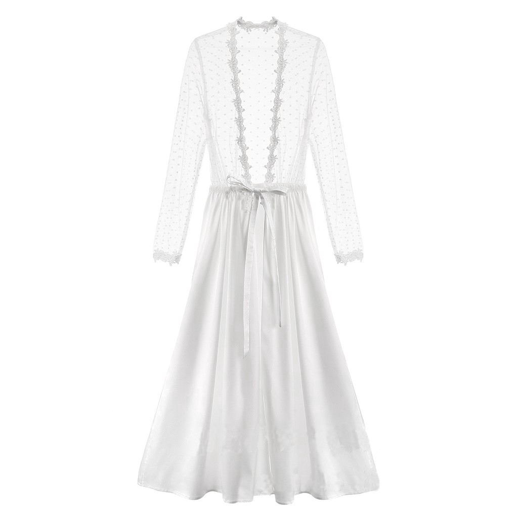 Đầm ngủ satin thiết kế gợi cảm cho nữ | BigBuy360 - bigbuy360.vn