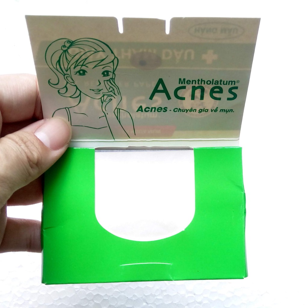 Giấy thấm dầu Acnes Oil Remover Paper (50 tờ/gói - Hàng Mẫu )