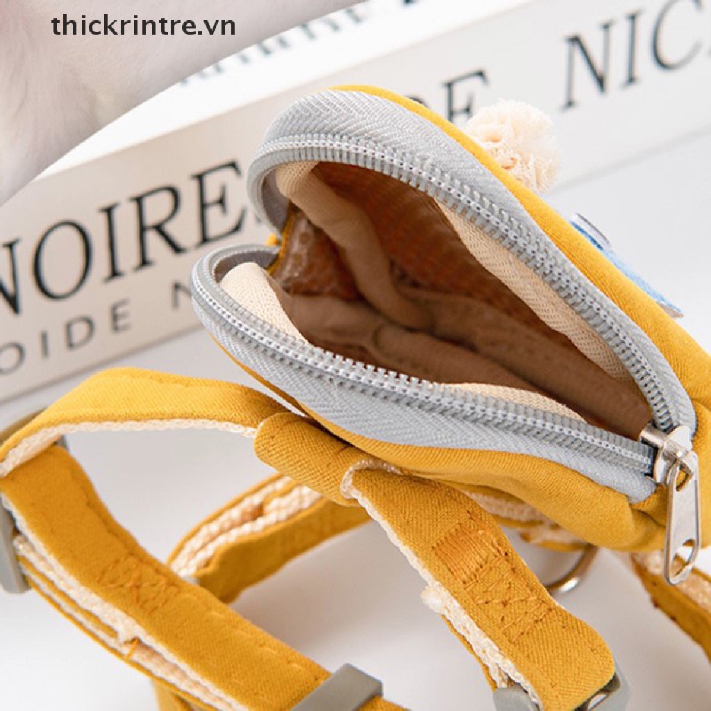 Bộ Dây Dắt Thú Cưng Đi Dạo Kèm Dây Dắt Tiện Dụng