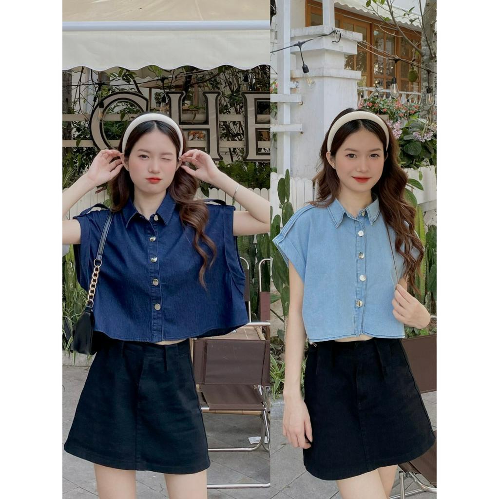 (Ảnh thật) Áo bò giấy dáng croptop - 247store.vn - Aobogiaycrt087