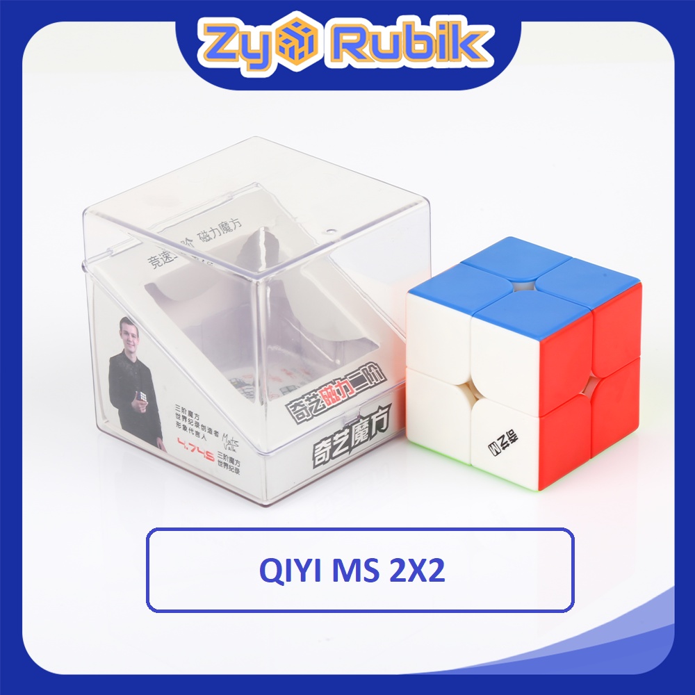 Rubik 2x2 QiYi MS Magnetic 2020 stickerless (Có nam Châm- Hãng Mod M) - ZyO Rubik