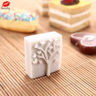 Khuôn làm bánh/socola hình cây và trái tim bằng nhựa resin