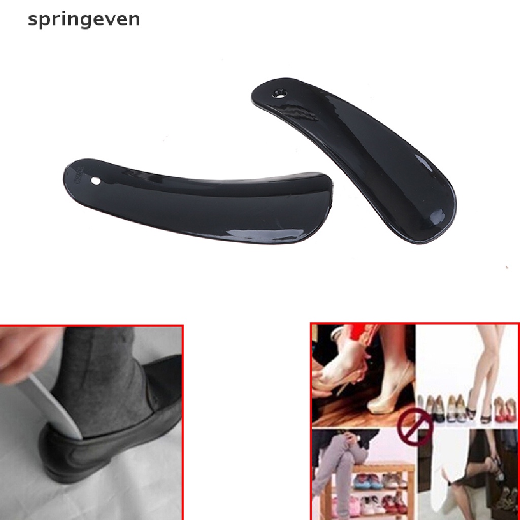 Set 2 Phụ Kiện Gắn Đế Giày Bằng Nhựa Màu Đen 11cm