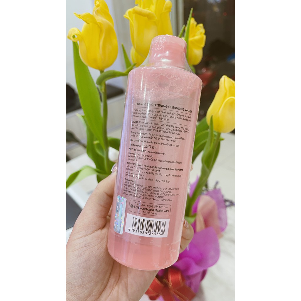 NƯỚC TẨY TRANG ESSANCE BRIGHTENING CLEANSING WATER 290 ML