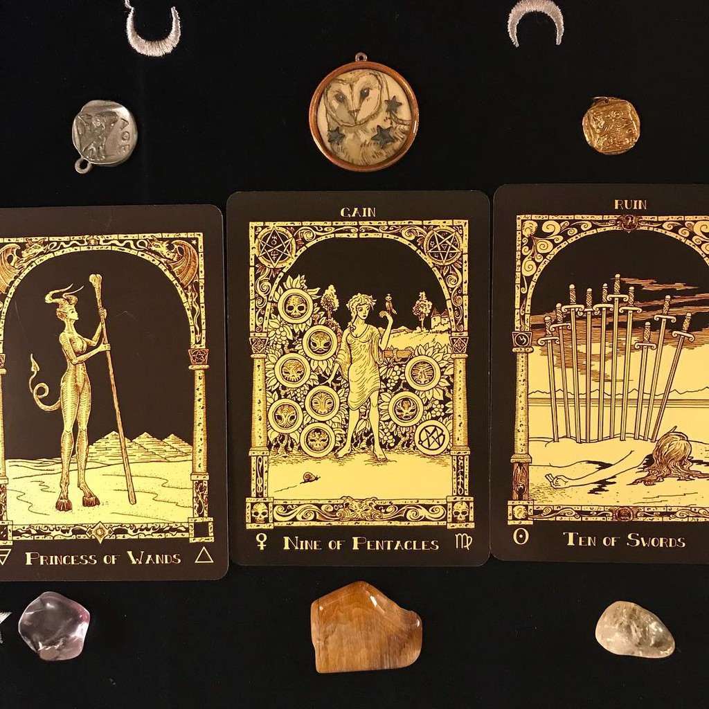 Bộ Bài Book of Azathoth Tarot (Mystic House Tarot Shop) - Bài Gốc Authentic Chính Hãng 100%