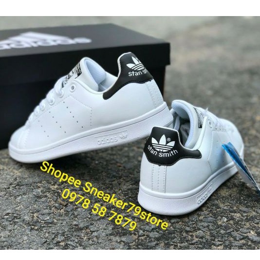 Giày Adidas Stan Smith White/Black Nam và Nữ  [Chính Hãng - FullBox] Sneaker79store