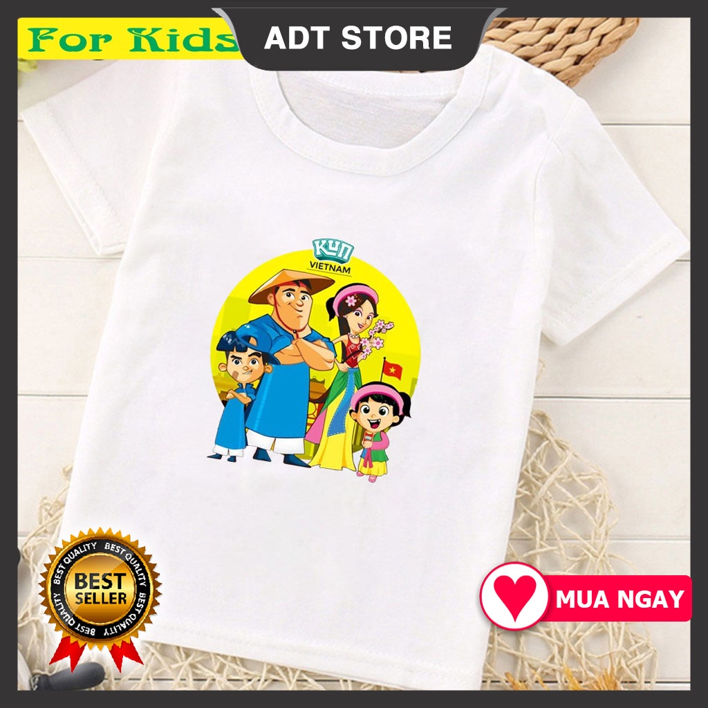 BST Áo Thun Cho Bé In Hình Gia Đình Kun Nông Dân Siêu Phàm Siêu Hot độc đẹp giá rẻ