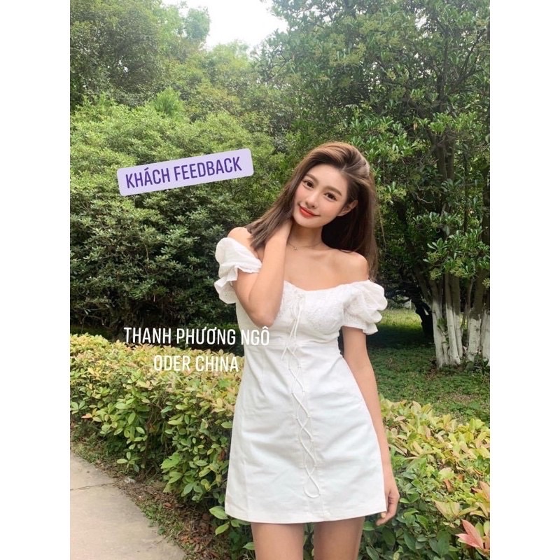 váy tiểu thư dây đan ngực | BigBuy360 - bigbuy360.vn