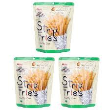 (combo5 gói) snack khoai tây que strip fries vị tảo biển, vị muối.