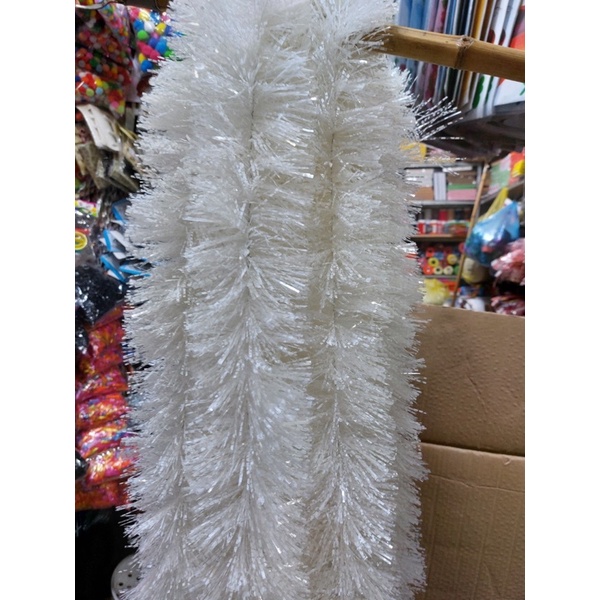 Dây kim tuyến đuôi chồn trang trí noel