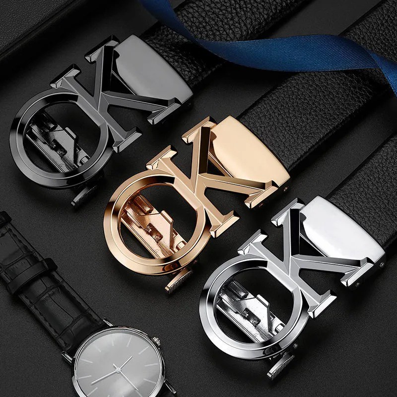 Thắt Lưng Da Dây nịt nam Cao Cấp khóa tự động-46