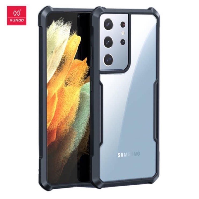 Ốp XUNDD lưng trong viền màu chống Shock  Samsung S23/ S23+/ S23 Ultra