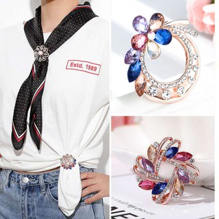 Aibins Kẹp Cài Khăn Choàng Tudung Bawal Đa Năng Đánh Bóng Cao PJK