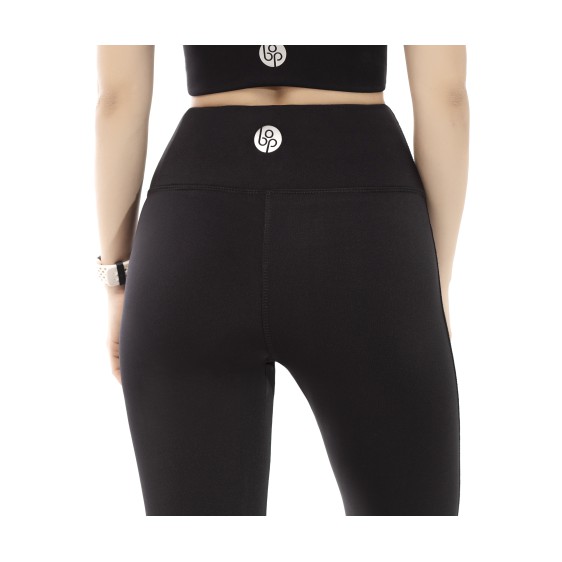 Quần legging nữ để tập gym, yoga, chạy bộ, thể thao BODEE CONFY màu đen | WebRaoVat - webraovat.net.vn