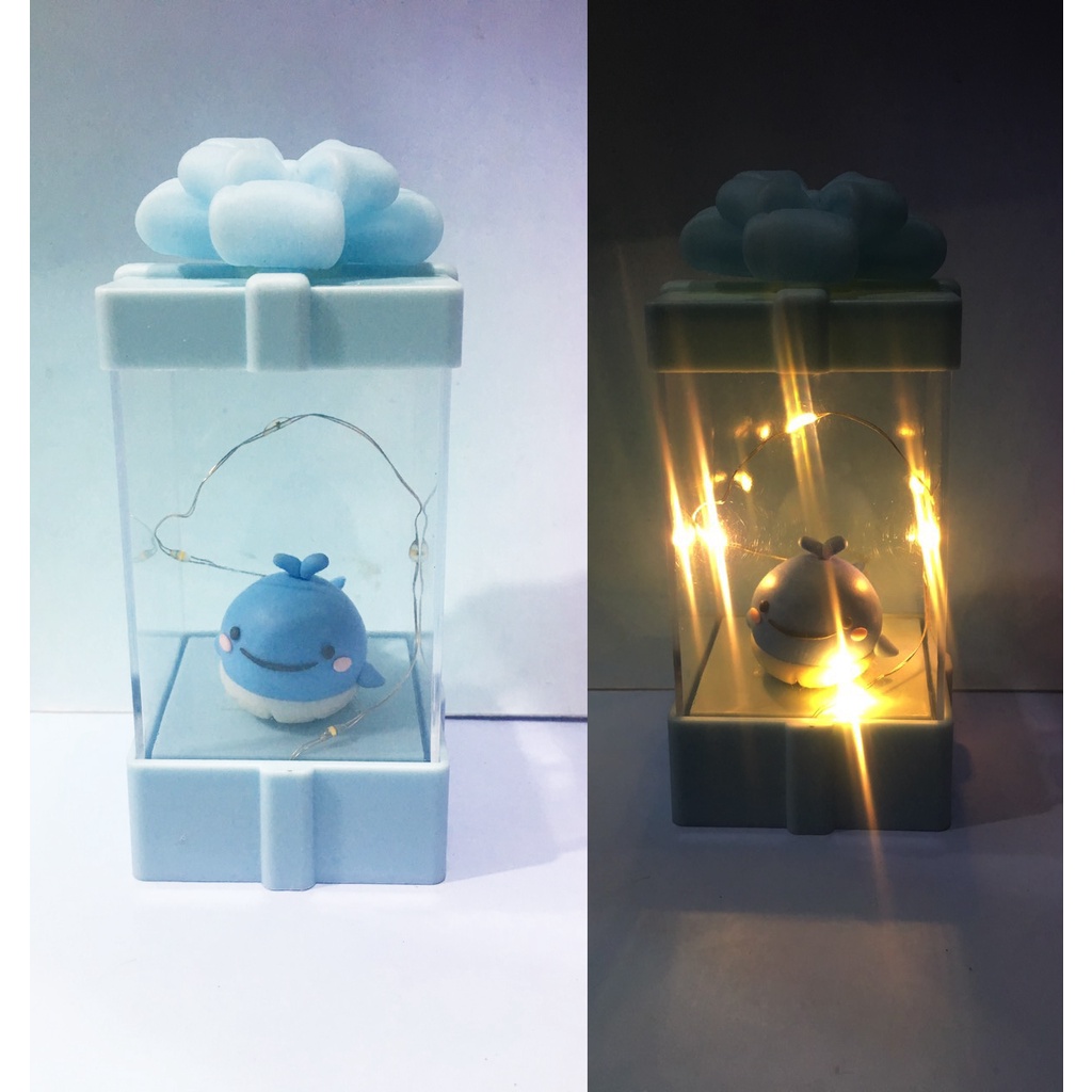 đèn ngủ hộp quà jinbeisan DHQ3 dễ thương cute hoạt hình