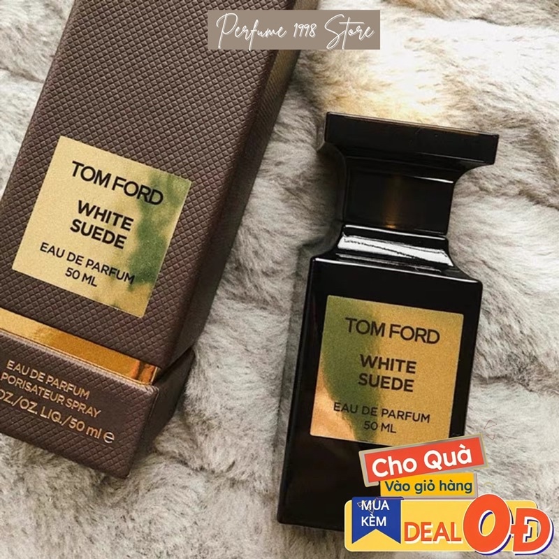 Nước hoa Tom Ford White Suede 50ml hương thơm hoang dã, sang trọng và quyến rũ khiến những người xung quanh đắm chìm